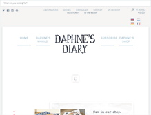 Tablet Screenshot of daphnesdiary.com